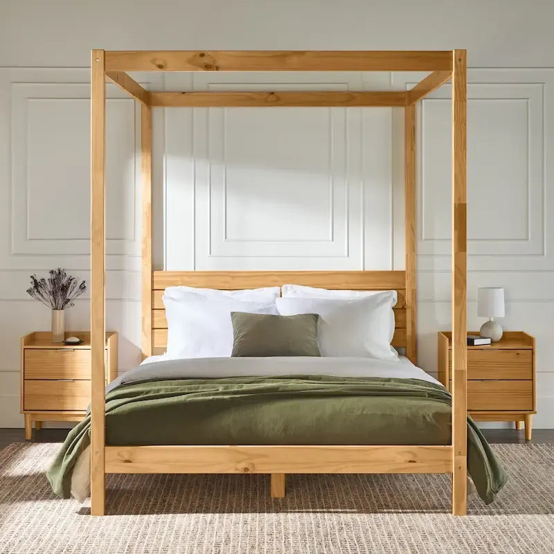 Middlebrook Designs Minimalist Canopy Queen Bedframe