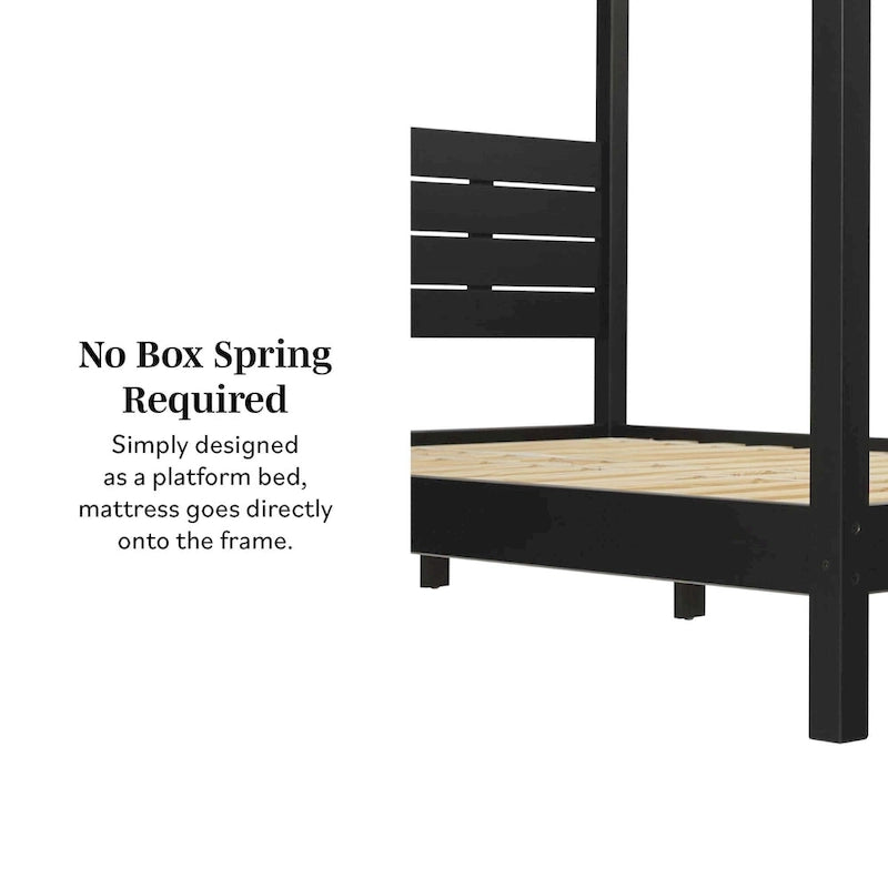 Middlebrook Designs Minimalist Canopy Queen Bedframe