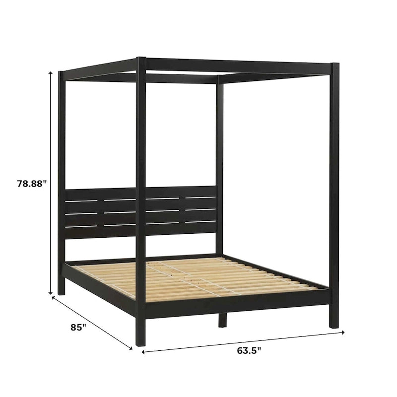 Middlebrook Designs Minimalist Canopy Queen Bedframe