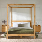 Middlebrook Designs Minimalist Canopy Queen Bedframe