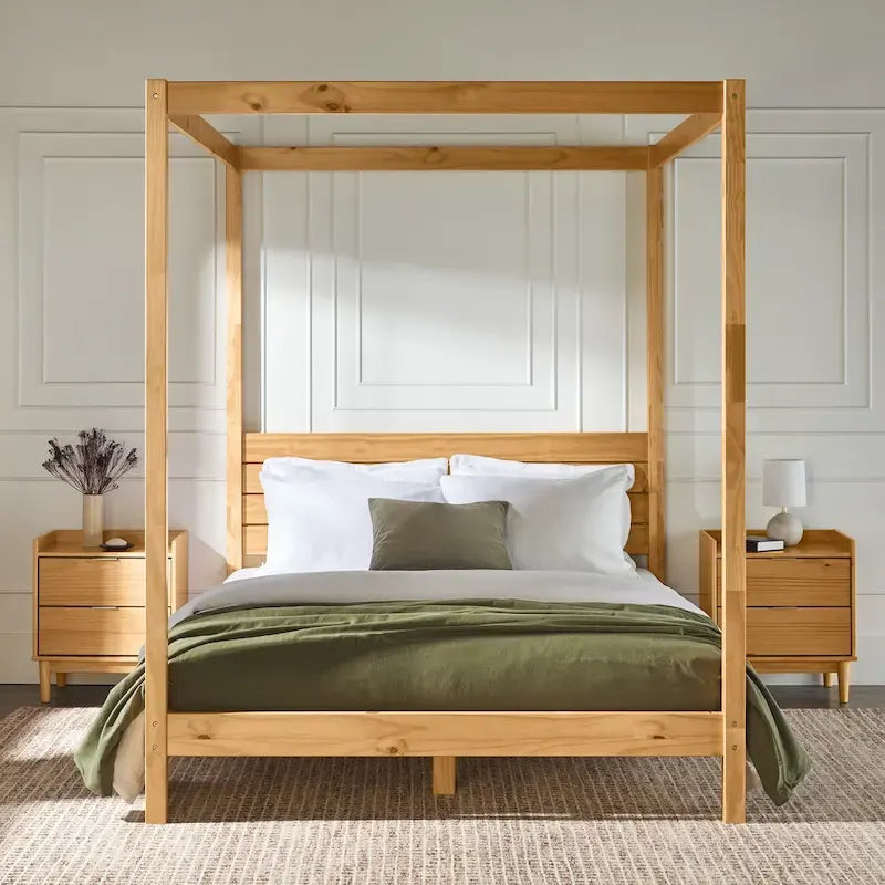Middlebrook Designs Minimalist Canopy Queen Bedframe