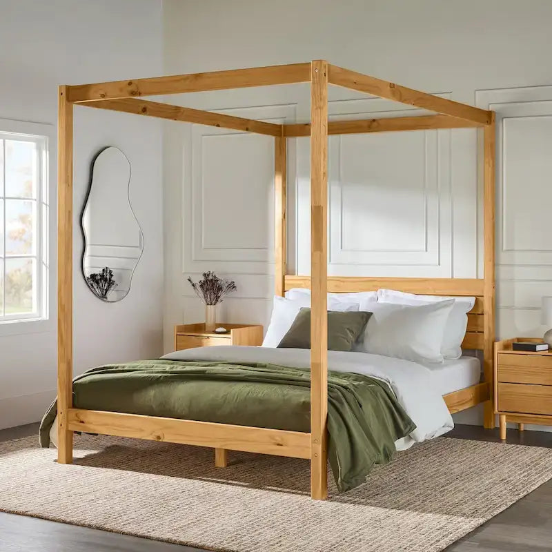 Middlebrook Designs Minimalist Canopy Queen Bedframe