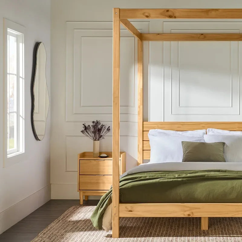 Middlebrook Designs Minimalist Canopy Queen Bedframe