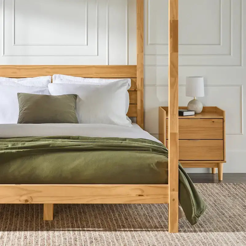 Middlebrook Designs Minimalist Canopy Queen Bedframe