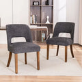 Set of 2 Fabric Upholstered Classical and Mordern Design Dining Side Chair
