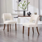 Set of 2 Fabric Upholstered Classical and Mordern Design Dining Side Chair