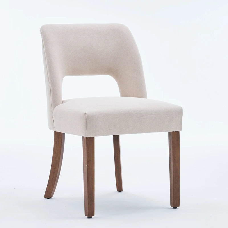 Set of 2 Fabric Upholstered Classical and Mordern Design Dining Side Chair