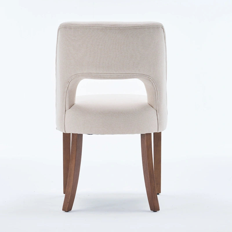 Set of 2 Fabric Upholstered Classical and Mordern Design Dining Side Chair