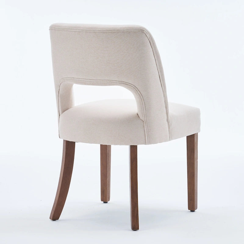 Set of 2 Fabric Upholstered Classical and Mordern Design Dining Side Chair