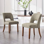 Set of 2 Fabric Upholstered Classical and Mordern Design Dining Side Chair