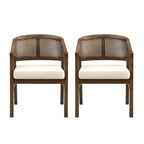 Christopher Knight Home - Cane Upholstered Dining Chair (Set of 2)
