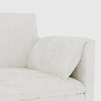 Christopher Knight Home - Noah Large 3-Seater L-Shaped Sofa with Movable Ottoman and Armrest Pockets, Fabric Upholstery
