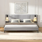 Christopher Knight Home - Elise King Boucle Upholstered Bed