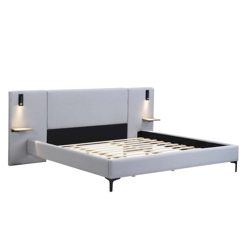 Christopher Knight Home - Elise King Boucle Upholstered Bed