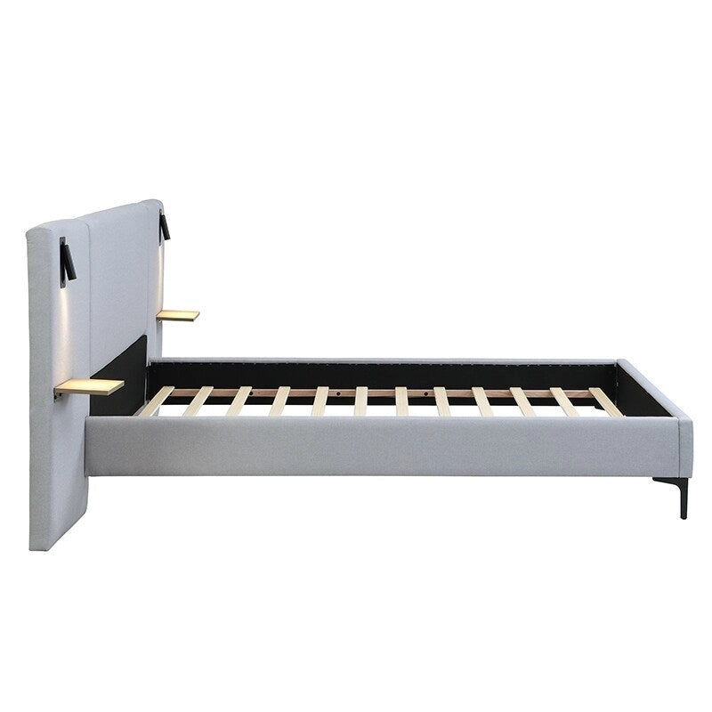 Christopher Knight Home - Elise King Boucle Upholstered Bed