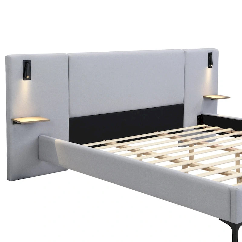 Christopher Knight Home - Elise King Boucle Upholstered Bed
