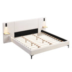 Christopher Knight Home - Elise King Boucle Upholstered Bed