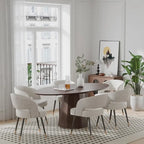 Dovelina 67 3 Color Options Oval Dining Table for 6 People - 67x33.5x31