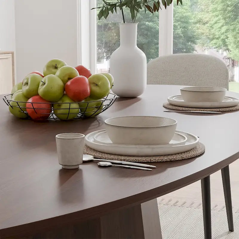 Dovelina 67 3 Color Options Oval Dining Table for 6 People - 67x33.5x31