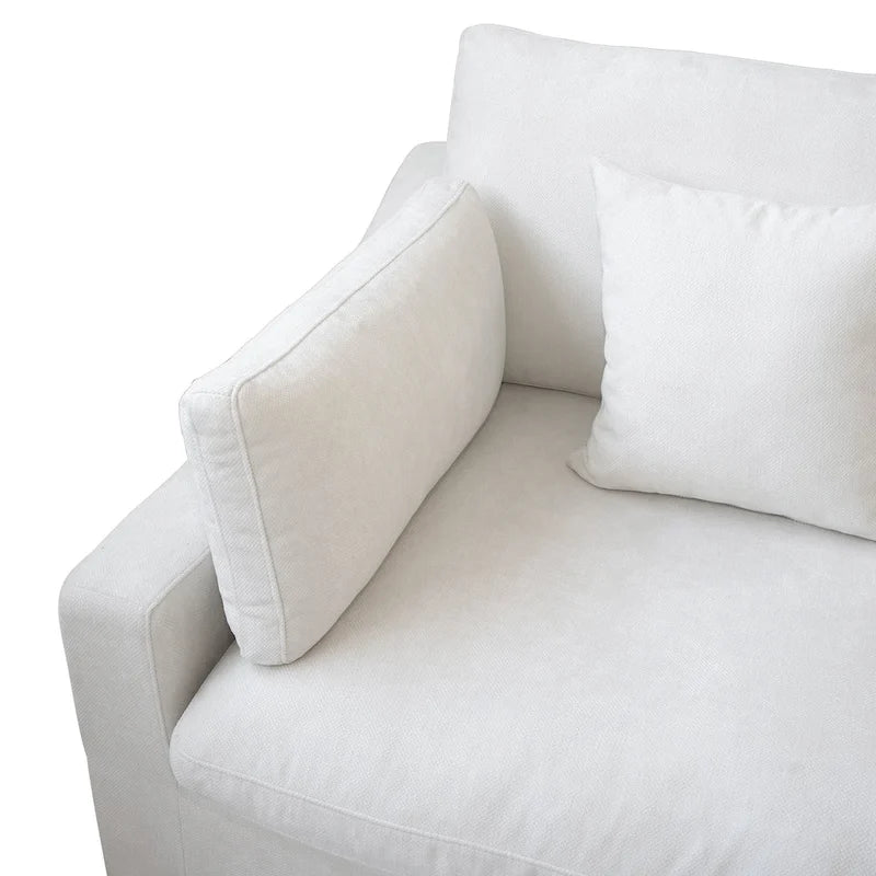 Large Linen Corner Sectional Sofa Couch for Living Room Set