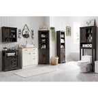 Farmhouse Slim Bathroom Storage Cabinet, 68 Tall Storage Cabinet