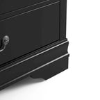 Furniture of America Devi Traditional 3-Piece Solid Wood Nightstand and Dresser Set