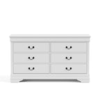 Furniture of America Devi Traditional 3-Piece Solid Wood Nightstand and Dresser Set