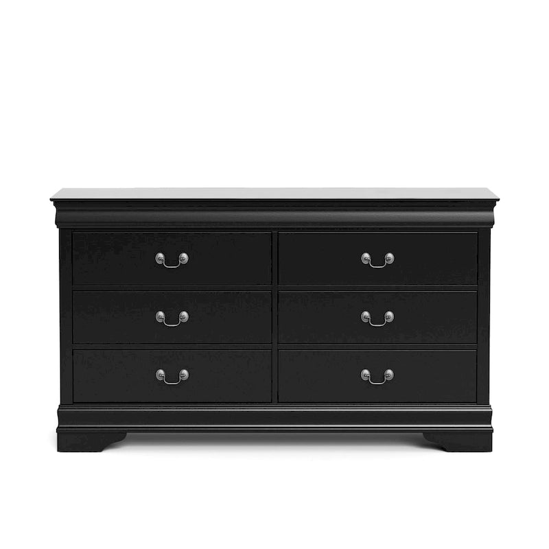 Furniture of America Devi Traditional 3-Piece Solid Wood Nightstand and Dresser Set