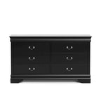 Furniture of America Devi Traditional 3-Piece Solid Wood Nightstand and Dresser Set