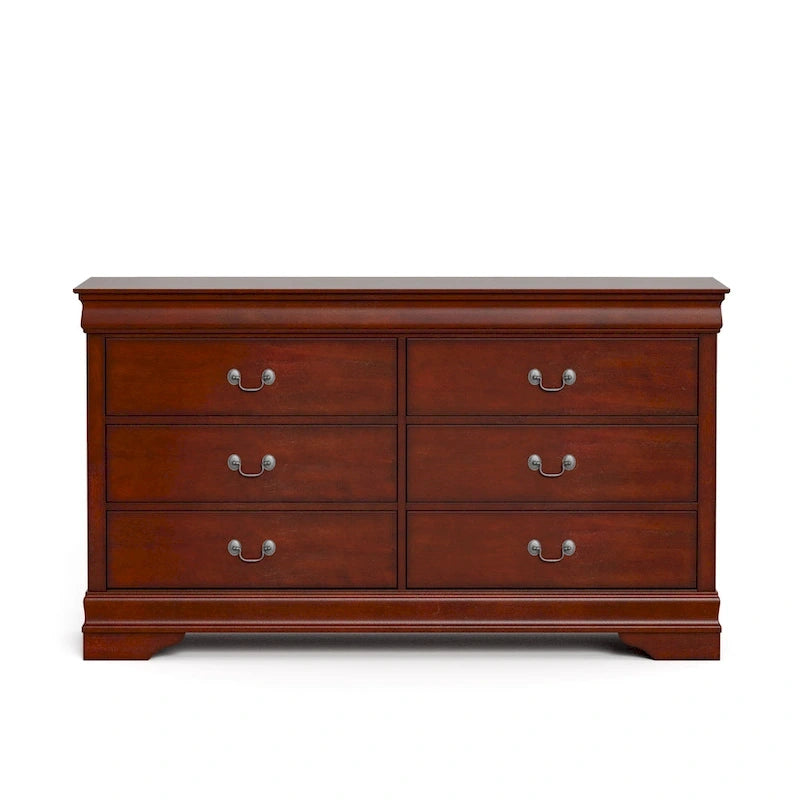 Furniture of America Devi Traditional 3-Piece Solid Wood Nightstand and Dresser Set