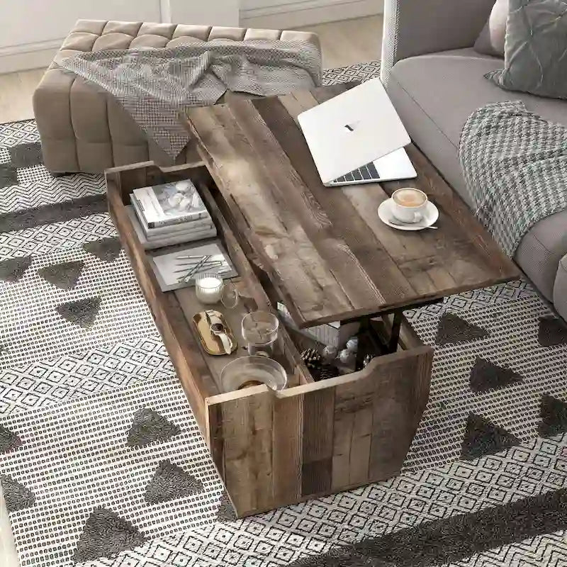 Rere Rustic 41-inch Wood Lift-top Coffee Table by Furniture of America