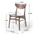 Anise Mid-Century Modern 7 Piece Dining Set with A-Frame Table by Christopher Knight Home