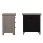 Varenna 3-Drawer Wood Modular Storage Nightstand with Charging Station