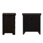Varenna 3-Drawer Wood Modular Storage Nightstand with Charging Station