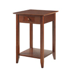 Convenience Concepts American Heritage 1 Drawer End Table with Shelf