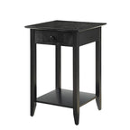 Convenience Concepts American Heritage 1 Drawer End Table with Shelf