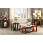 Convenience Concepts American Heritage 1 Drawer End Table with Shelf
