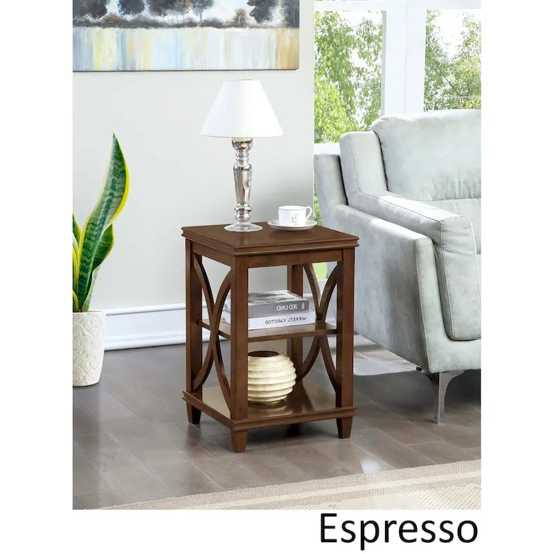Convenience Concepts Florence End Table with Shelves