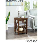 Convenience Concepts Florence End Table with Shelves