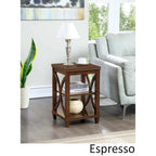 Convenience Concepts Florence End Table with Shelves