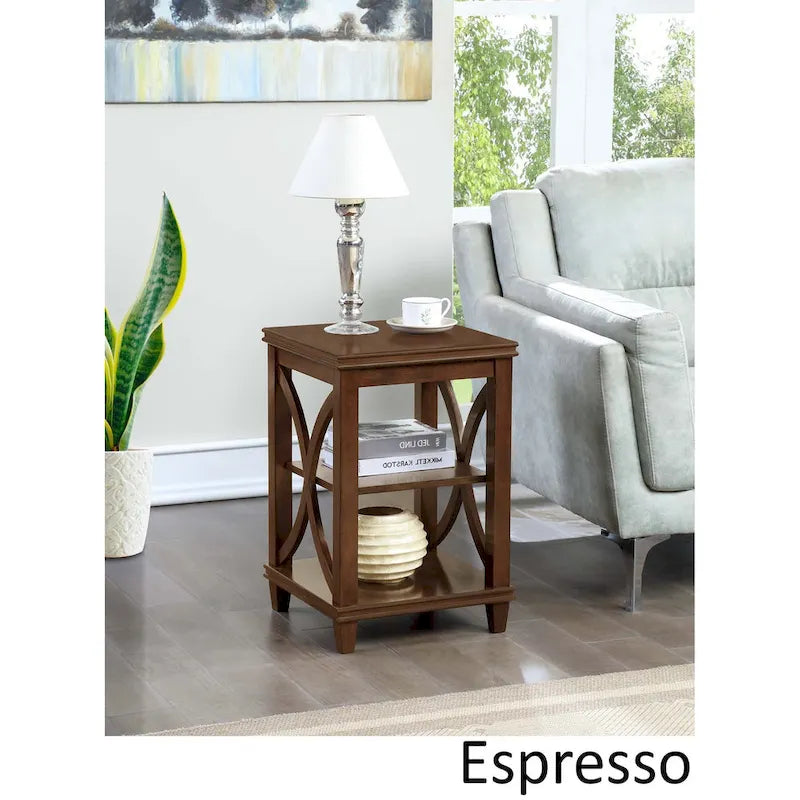 Convenience Concepts Florence End Table with Shelves