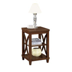 Convenience Concepts Florence End Table with Shelves