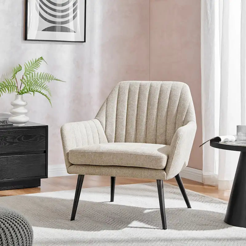 Jolene Fabric Accent Arm Chair