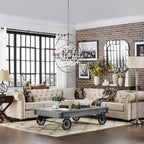 Knightsbridge Chesterfield L-shaped Sectional by iNSPIRE Q Artisan