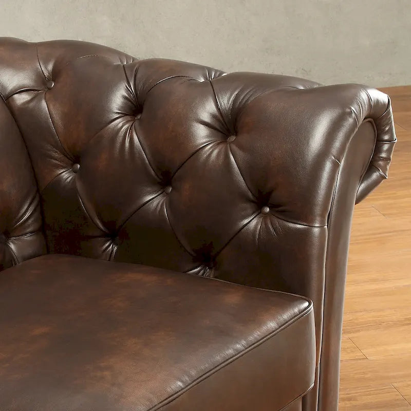Knightsbridge Chesterfield L-shaped Sectional by iNSPIRE Q Artisan