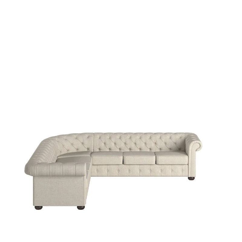 Knightsbridge Chesterfield L-shaped Sectional by iNSPIRE Q Artisan