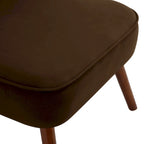 Tufted Velvet Accent Chair Upholstered Living Room Side Chair - 27.6 W x 28 D x 31.3 H