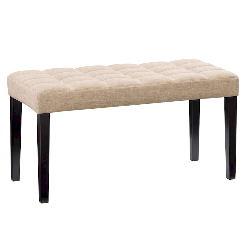 CorLiving California Fabric Tufted Bench