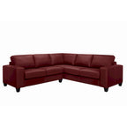 Paulina Top-grain Italian Leather Sectional Sofa