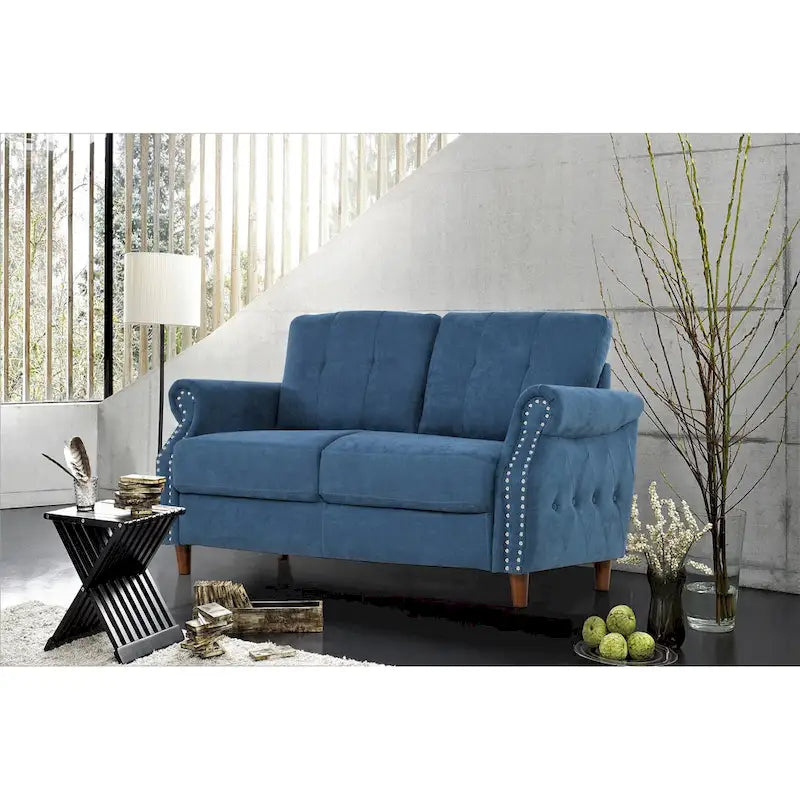 Bruce Nailhead Loveseat